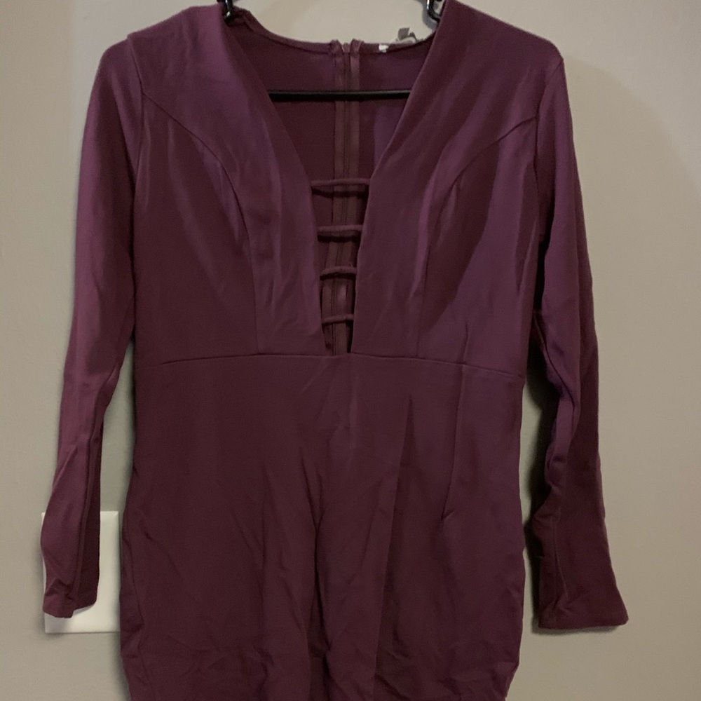 low cut club dress